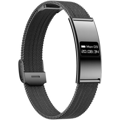 Forever Smartband Elegance black B8 (Aluminium Alloy, epoxy resin, Magnesium Alloy, Zinc Alloy), Uhrenarmband, Schwarz Forever Smartband Elegance black B8 (Aluminium Alloy, epoxy resin, Magnesium Alloy, Zinc Alloy), Uhrenarmband, Schwarz
