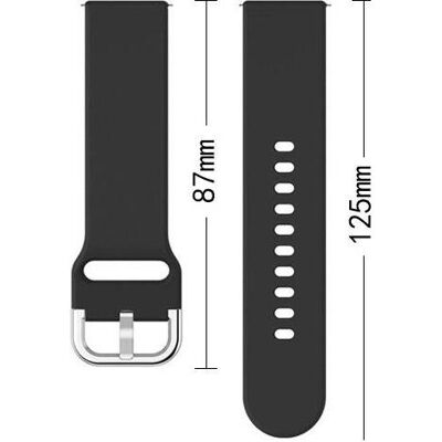iLike Strap TYS smart watch band universal 22mm (22 mm, Silikon), Uhrenarmband, Rot iLike Strap TYS smart watch band universal 22mm (22 mm, Silikon), Uhrenarmband, Rot