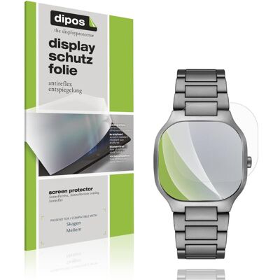 Dipos Schutzfolie Matt f??r Skagen Mellem, Smartwatch Schutzfolie, Transparent Dipos Schutzfolie Matt f??r Skagen Mellem, Smartwatch Schutzfolie, Transparent