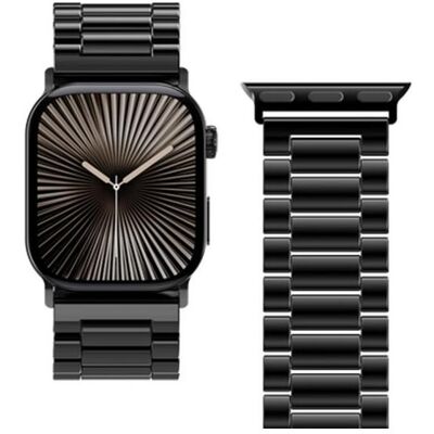 Just in Case Watchstrap für smartwatch (Stainless Steel), Uhrenarmband, Schwarz Just in Case Watchstrap für smartwatch (Stainless Steel), Uhrenarmband, Schwarz