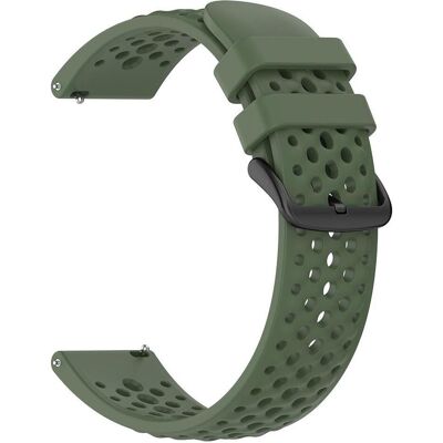 Techsuit - Watchband 22mm (W083) - Amazfit Active Max - Green (22 mm, Silikon), Uhrenarmband, Grün Techsuit - Watchband 22mm (W083) - Amazfit Active Max - Green (22 mm, Silikon), Uhrenarmband, Grün
