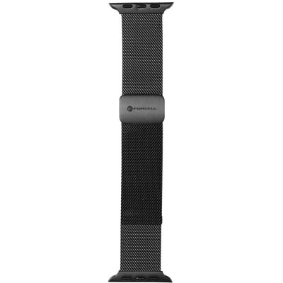 Forcell Armband Armband zur Apple Watch F-Design FA14 magnetischer Stahl 38 / 40 / 41 mm schwarz (Stainless Steel), Uhrenarmband, Schwarz Forcell Armband Armband zur Apple Watch F-Design FA14 magnetischer Stahl 38 / 40 / 41 mm schwarz (Stainless Steel), Uhrenarmband, Schwarz