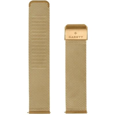 Garett univerzální řemínek 18 mm, zlatý kovový, typ Mesh gold, Smartwatch Zubehör, Gold Garett univerzální řemínek 18 mm, zlatý kovový, typ Mesh gold, Smartwatch Zubehör, Gold