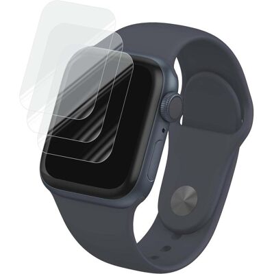 EKO Packung mit 3 gehärteten Gläsern für Apple Watch 40mm Kratzfest, Smartwatch Schutzfolie, Transparent EKO Packung mit 3 gehärteten Gläsern für Apple Watch 40mm Kratzfest, Smartwatch Schutzfolie, Transparent