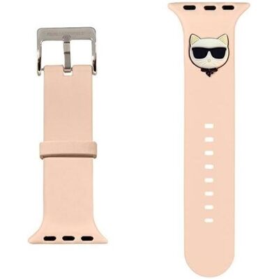Karl Lagerfeld KLAWMSLCP Apple Watch Strap 38/40 / 41mm pink / pink strap Silicone Choupette Heads (38 mm, 40 mm, Silicone), Uhrenarmband, Pink Karl Lagerfeld KLAWMSLCP Apple Watch Strap 38/40 / 41mm pink / pink strap Silicone Choupette Heads (38 mm, 40 mm, Silicone), Uhrenarmband, Pink
