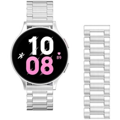 Just in Case PrimeSteel Strap - Galaxy Watch 20mm - Silver (Edelstahl), Uhrenarmband, Silber Just in Case PrimeSteel Strap - Galaxy Watch 20mm - Silver (Edelstahl), Uhrenarmband, Silber