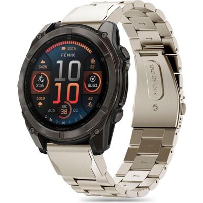 Tech-Protect Edelstahl-Uhrenarmband für Garmin Fenix - Silber Tech-Protect Edelstahl-Uhrenarmband für Garmin Fenix - Silber