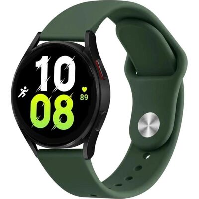 Screenguard Samsung Galaxy Watch5 Silicone Strap Sportarmband (Silikon), Uhrenarmband, Grün Screenguard Samsung Galaxy Watch5 Silicone Strap Sportarmband (Silikon), Uhrenarmband, Grün