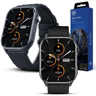 3MK Smartwatch Altora Easy Touch (49 mm, ohne SIM), Smartwatch 3MK Smartwatch Altora Easy Touch (49 mm, ohne SIM), Smartwatch