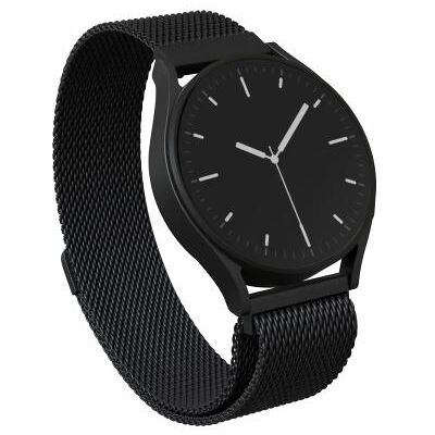 Burga Metall-Mesh-Armband - 20 mm Uhrenarmband (20 mm, Metall), Uhrenarmband, Schwarz Burga Metall-Mesh-Armband - 20 mm Uhrenarmband (20 mm, Metall), Uhrenarmband, Schwarz