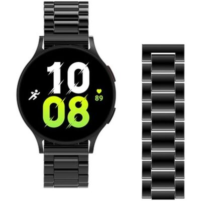 Just in Case PrimeSteel Strap - Galaxy Watch 20mm - Black (20 mm, Edelstahl), Uhrenarmband, Schwarz Just in Case PrimeSteel Strap - Galaxy Watch 20mm - Black (20 mm, Edelstahl), Uhrenarmband, Schwarz