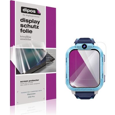 Dipos Schutzfolie Klar f??r Blackview Z40 Pro, Smartwatch Schutzfolie Dipos Schutzfolie Klar f??r Blackview Z40 Pro, Smartwatch Schutzfolie