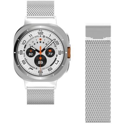 Just in Case Watchstrap für smartwatch (Edelstahl), Uhrenarmband, Silber Just in Case Watchstrap für smartwatch (Edelstahl), Uhrenarmband, Silber