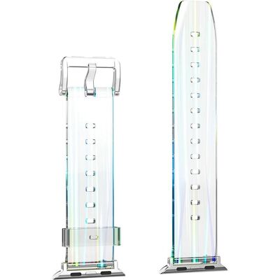EKO Uhrenarmband TPU Transluzent Transparent (22 mm, Polyurethan), Uhrenarmband, Transparent EKO Uhrenarmband TPU Transluzent Transparent (22 mm, Polyurethan), Uhrenarmband, Transparent