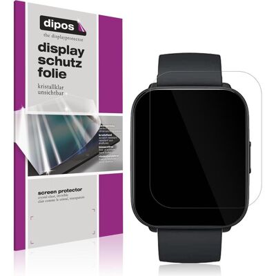 Dipos Schutzfolie Klar für Xiaomi Mibro Watch C2, Smartwatch Schutzfolie, Transparent Dipos Schutzfolie Klar für Xiaomi Mibro Watch C2, Smartwatch Schutzfolie, Transparent