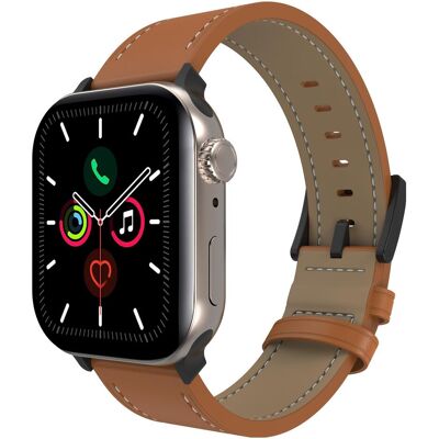 Just in Case Watchstrap für smartwatch (Genuine Leather), Uhrenarmband, Braun Just in Case Watchstrap für smartwatch (Genuine Leather), Uhrenarmband, Braun