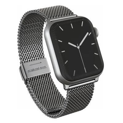 Burga Elegantes Metallgewebe-Armband für Apple Watch, Uhrenarmband, Silber Burga Elegantes Metallgewebe-Armband für Apple Watch, Uhrenarmband, Silber