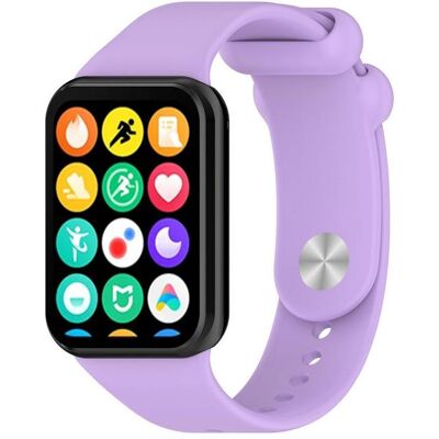 OEM Mi Band 8 Pro / M8 Pro Silikonarmband (1), LILA / VIOLETT (Silikon), Uhrenarmband, Rosa, Violett OEM Mi Band 8 Pro / M8 Pro Silikonarmband (1), LILA / VIOLETT (Silikon), Uhrenarmband, Rosa, Violett