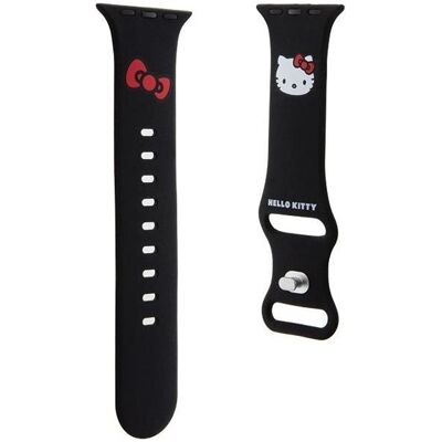 Hello Kitty Silikon-Armband - Schwarz - 38/40/41mm - Apple Watch Zubehör Hello Kitty Silikon-Armband - Schwarz - 38/40/41mm - Apple Watch Zubehör