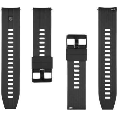 Tactical Quick Release Silicone Band 24mm Black (24 mm, Silikon), Uhrenarmband, Schwarz Tactical Quick Release Silicone Band 24mm Black (24 mm, Silikon), Uhrenarmband, Schwarz