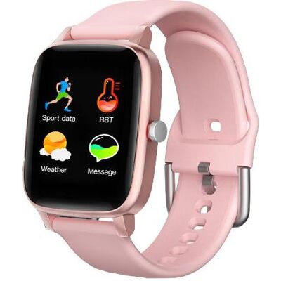 CARNEO Soniq+ Pink Smartwatch - Fitness Tracker, Herzfrequenz, Schlaf CARNEO Soniq+ Pink Smartwatch - Fitness Tracker, Herzfrequenz, Schlaf