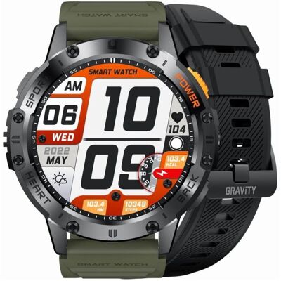 Gravity Smartwatch Zegarek męski SMARTWATCH GT22-5 (48 mm, ohne SIM), Smartwatch Gravity Smartwatch Zegarek męski SMARTWATCH GT22-5 (48 mm, ohne SIM), Smartwatch