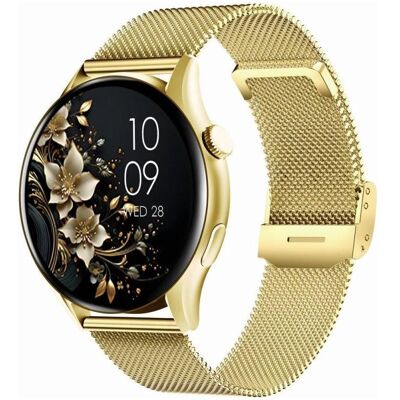 Gravity Zegarek damski SMARTWATCH GT11-2 LGD/LGD/WH (45 mm, ohne SIM), Smartwatch Gravity Zegarek damski SMARTWATCH GT11-2 LGD/LGD/WH (45 mm, ohne SIM), Smartwatch