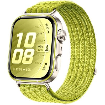 Techsuit - Watchband (W085) - Huawei Watch Fit 5 - Prairle Green (Nylon), Uhrenarmband, Grün Techsuit - Watchband (W085) - Huawei Watch Fit 5 - Prairle Green (Nylon), Uhrenarmband, Grün