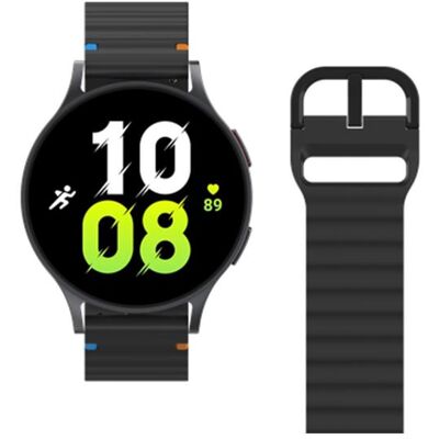 Just in Case ActiveFlex Strap - Galaxy Watch 20mm - Black (20 mm, Silikon), Uhrenarmband, Schwarz Just in Case ActiveFlex Strap - Galaxy Watch 20mm - Black (20 mm, Silikon), Uhrenarmband, Schwarz