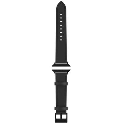 Just in Case Watchstrap für smartwatch (Echtes Leder), Uhrenarmband, Schwarz Just in Case Watchstrap für smartwatch (Echtes Leder), Uhrenarmband, Schwarz