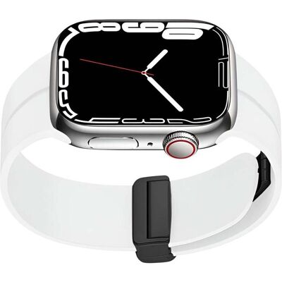 EKO Uhrenarmband für Apple Watch Sport Weiss (22 mm, Silikon), Uhrenarmband, Weiss EKO Uhrenarmband für Apple Watch Sport Weiss (22 mm, Silikon), Uhrenarmband, Weiss