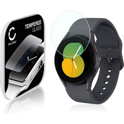 Cellonic Displayschutzglas (generisch) für Samsung Galaxy Watch 5 - 40mm, Smartwatch Schutzfolie, Transparent Cellonic Displayschutzglas (generisch) für Samsung Galaxy Watch 5 - 40mm, Smartwatch Schutzfolie, Transparent