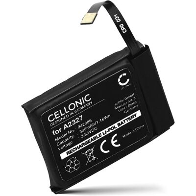 Cellonic Akku für Apple Watch 6 - 44mm, Smartwatch Zubehör, Schwarz Cellonic Akku für Apple Watch 6 - 44mm, Smartwatch Zubehör, Schwarz