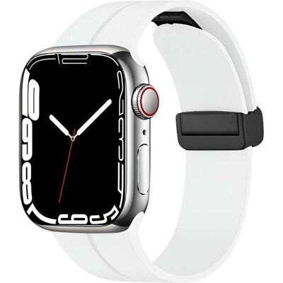 EKO Uhrenarmband für Apple Watch Sport Weiss (22 mm, Silikon), Uhrenarmband, Weiss EKO Uhrenarmband für Apple Watch Sport Weiss (22 mm, Silikon), Uhrenarmband, Weiss