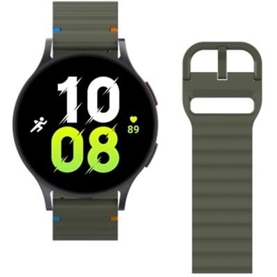 Just in Case ActiveFlex Strap - Galaxy Watch 20mm - Khaki (20 mm, Silikon), Uhrenarmband, Grün Just in Case ActiveFlex Strap - Galaxy Watch 20mm - Khaki (20 mm, Silikon), Uhrenarmband, Grün