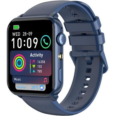 Blackview R30 Max (Montre connectée - 1.91" - Appels bluetooth) Bleu (48.51 mm), Smartwatch Blackview R30 Max (Montre connectée - 1.91" - Appels bluetooth) Bleu (48.51 mm), Smartwatch