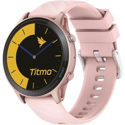 Avizar Smart watches Titmo Smartwach TITMO O-100 (TFT, bluetooth call) pink (46 mm, ohne SIM), Smartwatch Avizar Smart watches Titmo Smartwach TITMO O-100 (TFT, bluetooth call) pink (46 mm, ohne SIM), Smartwatch