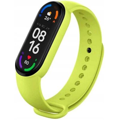 OEM Strap Silicone strap for XIAOMI Mi Band 5 / 6 / 7 green (05) (Silikon), Uhrenarmband, Grün OEM Strap Silicone strap for XIAOMI Mi Band 5 / 6 / 7 green (05) (Silikon), Uhrenarmband, Grün