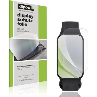 Dipos Schutzfolie Matt f??r Xiaomi Smart Band 11 Active, Smartwatch Schutzfolie, Transparent Dipos Schutzfolie Matt f??r Xiaomi Smart Band 11 Active, Smartwatch Schutzfolie, Transparent