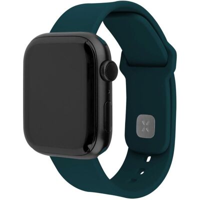 Fixed Silicone Sporty Strap Apple Watch 42/44/45/46mm Dunkelgrün (Edelstahl, Silikon), Uhrenarmband, Grün Fixed Silicone Sporty Strap Apple Watch 42/44/45/46mm Dunkelgrün (Edelstahl, Silikon), Uhrenarmband, Grün