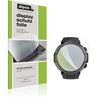 Dipos Schutzfolie Matt f??r Neow W-Watch 1.39, Smartwatch Schutzfolie Dipos Schutzfolie Matt f??r Neow W-Watch 1.39, Smartwatch Schutzfolie
