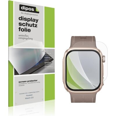 Dipos Schutzfolie Matt f??r Huawei Watch D3, Smartwatch Schutzfolie, Transparent Dipos Schutzfolie Matt f??r Huawei Watch D3, Smartwatch Schutzfolie, Transparent