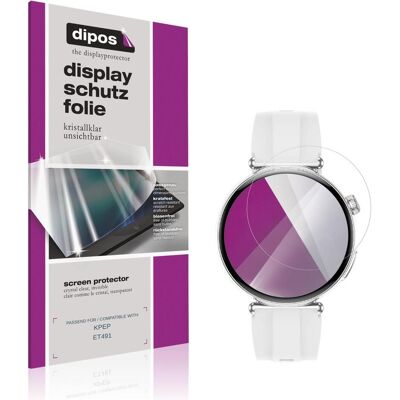 Dipos Schutzfolie Klar f??r KPEP ET491, Smartwatch Schutzfolie Dipos Schutzfolie Klar f??r KPEP ET491, Smartwatch Schutzfolie