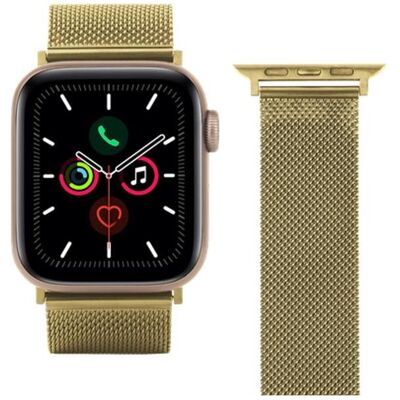 Just in Case Watchstrap für smartwatch (Stainless Steel), Uhrenarmband, Gold Just in Case Watchstrap für smartwatch (Stainless Steel), Uhrenarmband, Gold