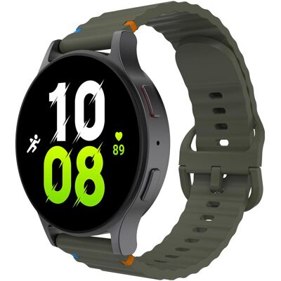 Just in Case ActiveFlex Strap - Galaxy Watch 20mm - Khaki (20 mm, Silikon), Uhrenarmband, Grün Just in Case ActiveFlex Strap - Galaxy Watch 20mm - Khaki (20 mm, Silikon), Uhrenarmband, Grün