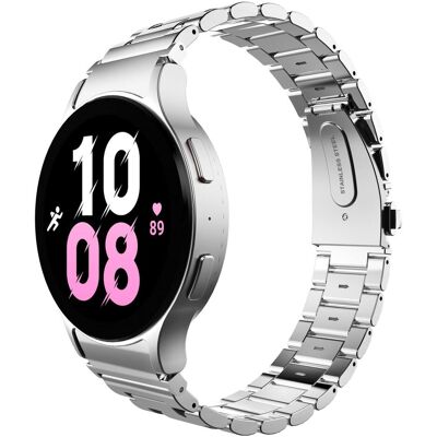 Just in Case PrimeSteel Strap - Galaxy Watch 20mm - Silver (20 mm, Edelstahl), Uhrenarmband, Silber Just in Case PrimeSteel Strap - Galaxy Watch 20mm - Silver (20 mm, Edelstahl), Uhrenarmband, Silber