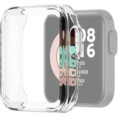 Subtel Tasche für Xiaomi Mi Watch Lite, Smartwatch Zubehör, Transparent Subtel Tasche für Xiaomi Mi Watch Lite, Smartwatch Zubehör, Transparent
