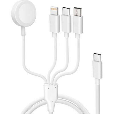 Avizar USB-C Kabel + Ladegerät für Apple Watch, Smartwatch Zubehör, Weiss Avizar USB-C Kabel + Ladegerät für Apple Watch, Smartwatch Zubehör, Weiss