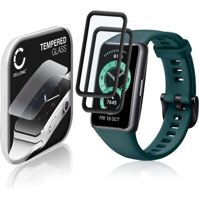 Cellonic Displayschutzglas (generisch) für Huawei Band 6, Smartwatch Schutzfolie, Schwarz Cellonic Displayschutzglas (generisch) für Huawei Band 6, Smartwatch Schutzfolie, Schwarz
