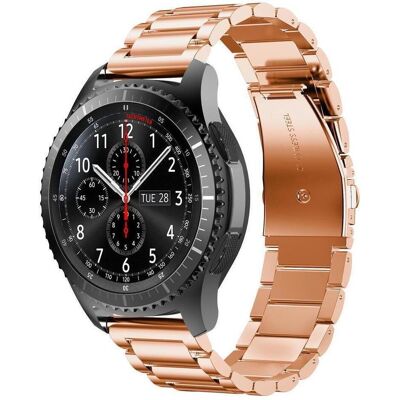 Oppo A53 Edelstahlarmband - Kompatibel mit Samsung Gear S3, Huawei Watch GT, Ticwatch Pro Oppo A53 Edelstahlarmband - Kompatibel mit Samsung Gear S3, Huawei Watch GT, Ticwatch Pro